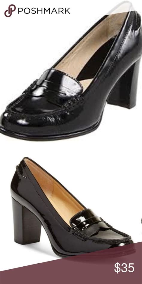 michael michael kors bayville loafer round toe patent leather heels|Michael Kors .